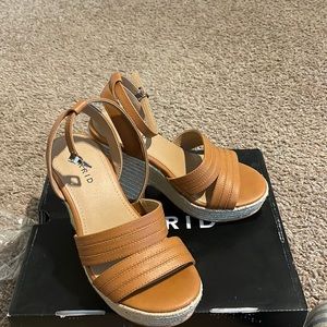 TORRID Caramel wedged sandals